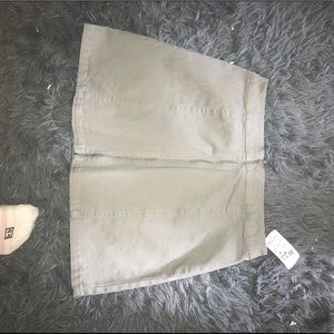 NWT gray, zip up, skirt